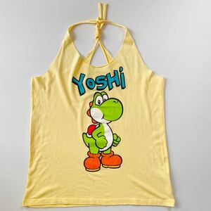 ヨッシー yoshi タンクトップ XL1回洗濯 super MARIO USAコミックショップ購入 重ね着 Tank top スーパーマリオ マリオ games tank top