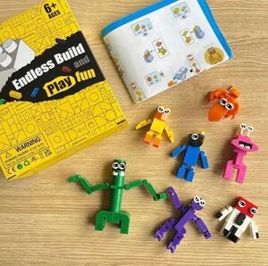 レゴ 互換 レインボーフレンズ ROBLOX ミニフィギュア LEGO 7体 人気 ゲーム セット ゲーム 仲間 レインボー