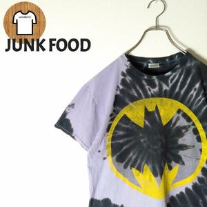 【JUNK FOOD タイダイ柄Tシャツ XS バットマン 海外古着 A725