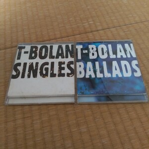 T-BOLAN BEST アルバム CD 2枚 セット「SINGLES」「BALLADS」森友嵐士 ベスト 離したくはない マリア じれったい愛 Bye For Nom