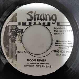 RICHIE STEPHENS／MOON RIVER アナログ盤7インチシングルレコード リッチー・スティーブンス／ムーン・リバー