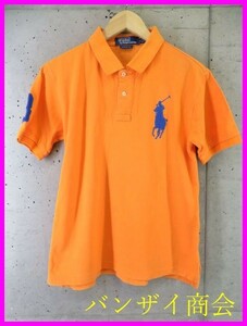 007c25◆良品です◆ビッグポニー◆Ralph Lauren ラルフローレン ナンバリング 半袖ポロシャツ S/ジャケット/ゴルフ/アメカジ/メンズ/男性