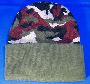 ★カモフラージュ★CAMO★ニットCAP★男女兼用★フリーサイズ★