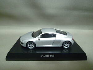 京商 1/64 アウディ R8 シルバー Audi