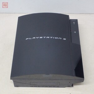 動作品 PS3 プレステ3 本体 初期型 CECHB00 クリアブラック PS/PS2規格ディスク対応 120GB HDD換装品 初期化済 ソニー SONY【20