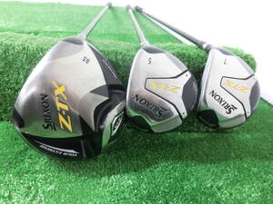 ♪DUNLOP ダンロップ SRIXON Z-TX 1W/5W/7W ドライバー/フェアウェイウッド 3点セット 9.5/18/21° /純正シャフト SV-3020J FLEX-S H2026♪