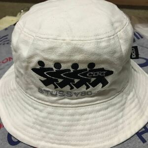 STUSSY COMME des GARCONS バケットハット 帽子 コムデギャルソン　ハット　CANVAS BACKET HAT ステューシー　CDG バケハ　S〜Mサイズ