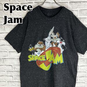 Space Jam スペースジャム キャラクター アニメ Tシャツ 半袖 輸入品 春服 夏服 海外古着 テレビ アニメ ロゴ プリント