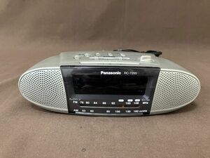 Panasonic RC-7200 クロックラジオ FM/AM 2BAND 2バンド シルバーカラー パナソニック