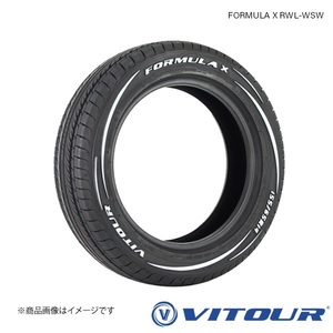 VITOUR FORMULA X RWL-WSW 205/60R16 92V 2本 夏タイヤ サマータイヤ レイズドホワイトレター ヴィツァー フォーミュラX