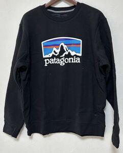 パタゴニア メンズ Mサイズ フィッツロイ ホライゾンズ アップライザル クルー スウェットシャツ patagonia 39626 BLK トレーナー