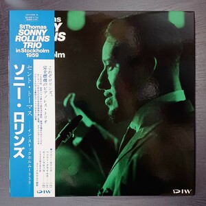 ◯未使用◯DIW／JAPAN◯MONO○SONNY ROLLINS◯DIW RECORDS DIW-25008◯ ST THOMAS in STOCKHOLM 1959 ◯