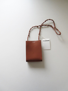 未使用 JIL SANDER / ジル サンダー TANGLE SMALL SHOLDER BAG BROWN / タングル スモール ショルダーバッグ ポーチ