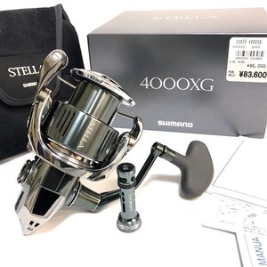 K シマノ 22 ステラ 4000XG スピニングリール 043962 ゴメクサススタンド 箱 ソフトケース 説明書|SHIMANO STELLA 日本製 Made in JAPAN