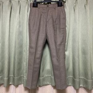 marka 18a/w DOUBLE PLEATED TROUSERS TAPERD マーカ テーパード スラックス 2タック 2 ブラウン グレー