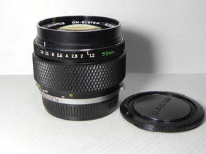 OLYMPUS OM-SYSTEM G.ZUIKO AUTO-S 55mm /f 1.2 レンズ(中古品)