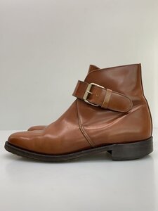 Clarks◆サイドベルトブーツ/US8/BRW/レザー//