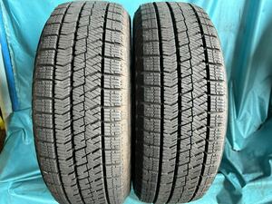 2022年製165/55R14バリ山！中古タイヤ2本セット　 BRIDGESTONE ブリザック　VRX2スタッドレスタイヤ ブリヂストン 