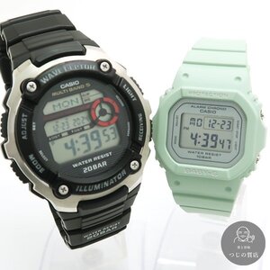 1円～腕時計 まとめ売り2点 CASIO カシオ ウェイブセプター WV-M200 ベビーG BGD-565SC ◆送料600円(近畿)～◆～1/8(水)終了 質屋-10456