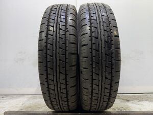 ☆1431 【185R14 8P.R.】 9mm 2022製 DUNLOP ENASAVE VAN01 夏×2