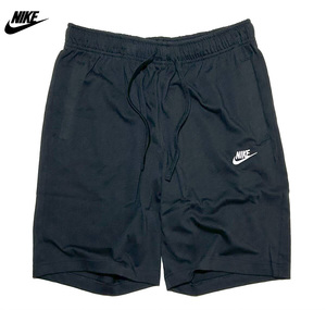 【新品】ナイキ クラブ ショーツ【010・黒】L ハーフ ショート スウェット パンツ ショーパン トレーニング ジム NIKE