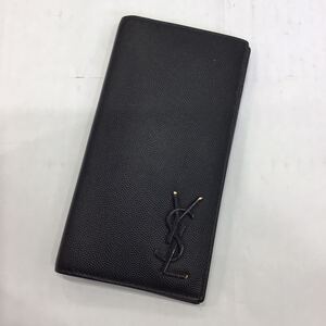 【SAINT LAURENT サンローラン】GBL529981 長財布 イタリア製 ブラック レザー 2301oki