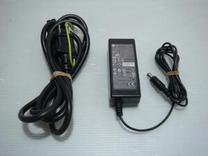 LG AC ADAPTER ADS-40SG-19-3 19V~1.7A 外径約6.4mm 内径約4.4mm動作保証