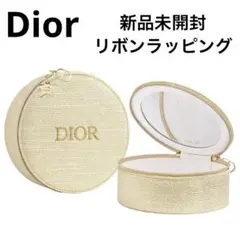 新品未開封　リボンラッピング　DIOR ディオールノベルティポーチバニティケース