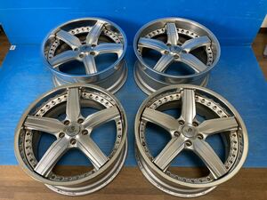 リバーサイド トラフィックスター JAPAN 19インチ 19x8.5JJ +45 19x9JJ +47 114.3/5H 中古4本 希少　3ピース　クラウン