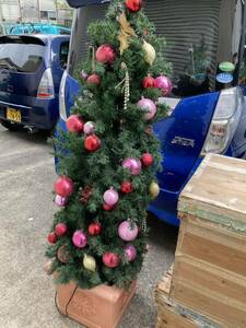 【家財】 詳細不明 クリスマス ツリー 電飾 クリスマスツリー 