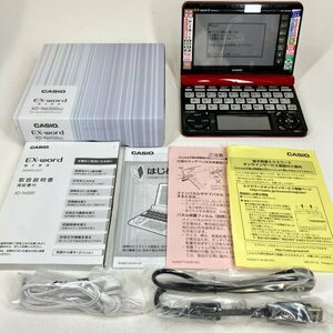 1円〜 【極美品】CASIO カシオ 電子辞書 Ex-word エクスワード XD-N6500 レッド DATAPLUS7 付属品多数 取扱説明書 動作確認済 現状品