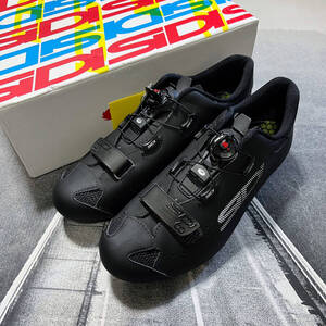 新品 SIDI SIXTY 60周年 記念モデル サイズ42 ブラック シディ シクスティ カーボンシューズ SPD-SL 3穴 シューズバッグ付き