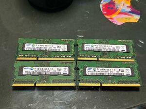 動作品　Samsung DDR3 2GBx４枚　合計8GB iMac A1311/A1312にどうぞ^^ pc3 10600s