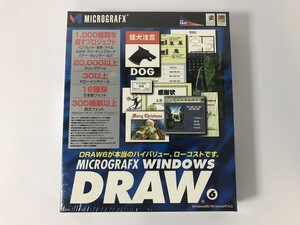 CJ893 MICROGRAFX WINDOWS DRAW6 / 未開封 【Windows】 930