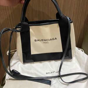 BALENCIAGA バレンシアガ 2way ネイビーカバスXS トートバッグ ハンドバッグ ショルダーバッグ レディース ファッション ブランド 人気