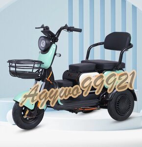 人気推薦電動三輪車スクーター48V20A食料品ショッピング電動三輪車ショッピング電気自動車大人高齢者ピックアップ子供ホームレジャー