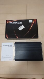 即決！　送料無料　美品　4ch　パワーアンプ　クラスA/B　6800w　使用期間短い　