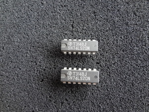 テキサス製　SN74LS20N(Dual 4-Input NAND Gates ) ③2個セット