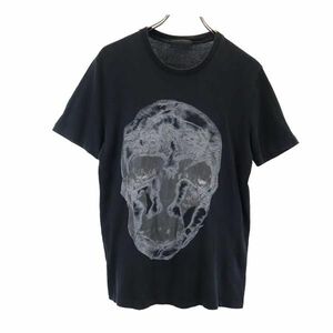 アレキサンダーマックイーン イタリア製 半袖 Tシャツ XS ブラック系 Alexander McQueen メンズ