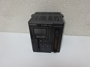 中古 KEYENCE/キーエンス PLC CPU 装置 KV-3000 Ver2 傷あり