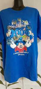 Y 5/3 DISNEYLAND RESORT 2004 半袖Tシャツ　サイズＬ ブルー