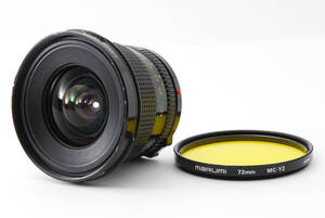 【完動良品】 Canon キャノン NewFD 20mm f2.8 