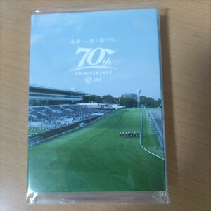 競馬　非売品　JRA　70周年　アニバーサリー記念　コレクション　パラパラメモセット　未使用　東京競馬場　ウマ娘　文房具