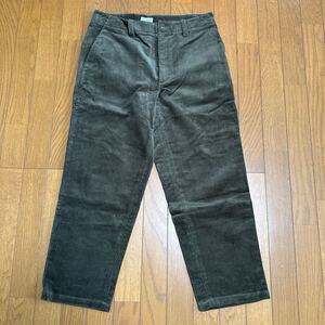 20AW DESCENDANT DC-6 CORDUROY TROUSERS サイズ2 M OLIVE DRAB オリーブ パンツ コーデュロイ ディセンダント