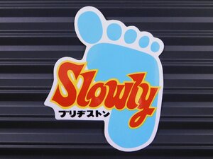 ◆送料\110◆【ブリヂストン Slowly】※《レーシングステッカー》　(品番ms123)　アメリカン雑貨　ガレージ