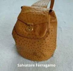 Salvatore Ferragamo　オーストリッチ　ワンショルダーバッグ