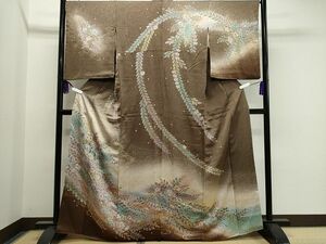 平和屋1■訪問着　辻が花　暈し染め　金彩　逸品　CAAH2281vf