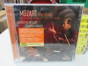 空5｜新品未開封！★ 2CD / ARCHIV ★ モーツァルト交響曲 MOZART: 29/33/35/38/PRAGUE｜CLAUDIO ABBADO クラウディオ・アバド