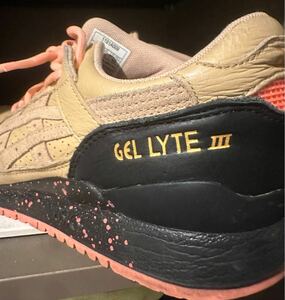 アシックス × Sneaker Freaker Gel-Lyte 3 26.5cm Tiger Snake スニーカーフリーカー ゲルライト3 タイガースネーク 