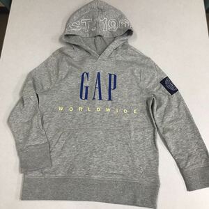 ■即決ですよ■ＧＡＰ■新品■130■ロゴパーカー■完売品■グレー■2-1